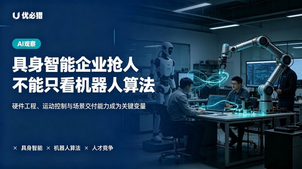 具身智能企业抢人，不能只看机器人算法